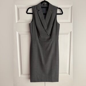 J. Crew Charcoal Midi Dress